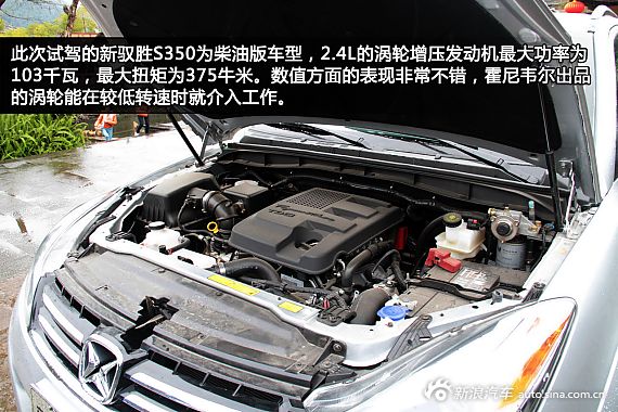 诚意之作 新浪汽车试车图解江铃新驭胜S350